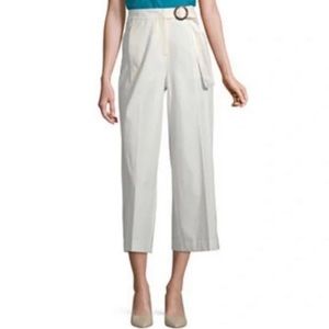 Worthington Wide Leg Crop Dress Pants